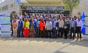BCRUP STATE MEMBERS POSE FORN A PHOTO AT ADDIS ABABA- ETHOPIA  DURING THE READINESS PROGRAM