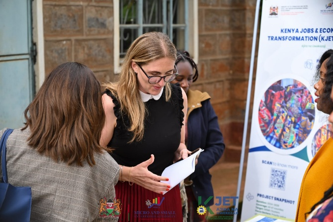  BUSINESS DEVELOPMENT SERVICES CLASSROOM TRAINING AS WORLD BANK TEAM REVIEWS TRAINING IMPACT IN MURANG’A